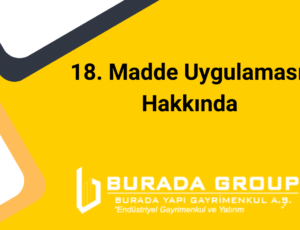 18. Madde Uygulaması Hakkında