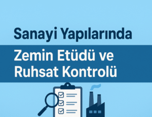 Sanayi Yapılarında Zemin Etüdü ve Ruhsat Kontrolü