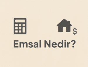 Emlak Sektöründe Emsal Nedir?