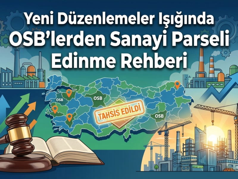 Yeni Düzenlemeler Işığında OSB’lerden Sanayi Parseli Edinme Rehberi