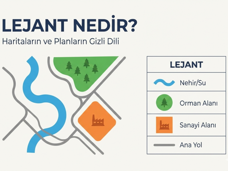 Lejant Nedir? Haritaların ve Planların “Tercümanı”