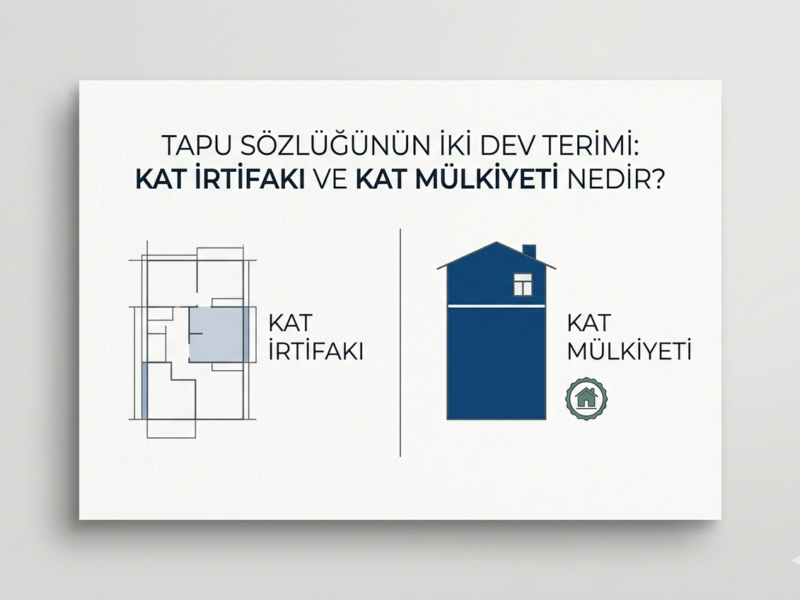 Tapu Sözlüğünün İki Dev Terimi: Kat İrtifakı ve Kat Mülkiyeti Nedir?